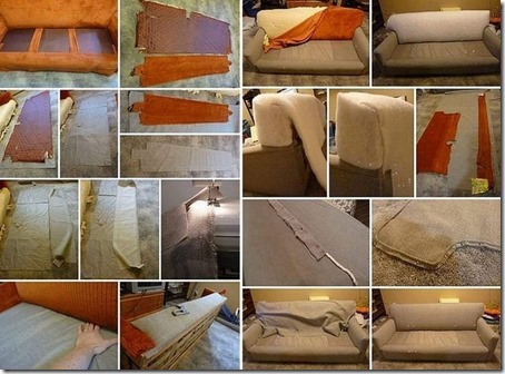 Как сделать перетяжку дивана своими руками